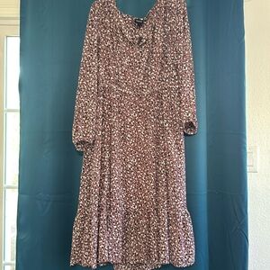 Torrid purple cheetah print dress